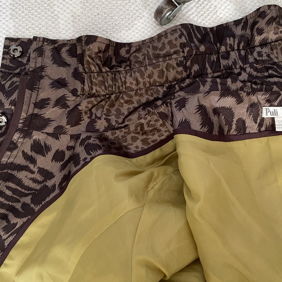 Elegant Animal Print Trench Coat - Picture 12 of 15